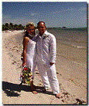  wedding ceremony on the beach in california.